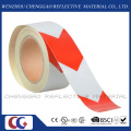 Pet Material Self-Adhesive Reflective Caution Floor Marking Tape (C1300-AW)